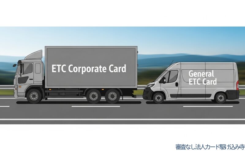 ETCコーポレートカードとETCカードの違いを比較