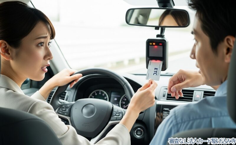 ETCコーポレートカードは違う車で使えない