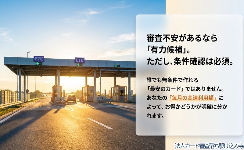 審査に不安がある人には候補になる一方、条件確認が欠かせないことを整理した図。